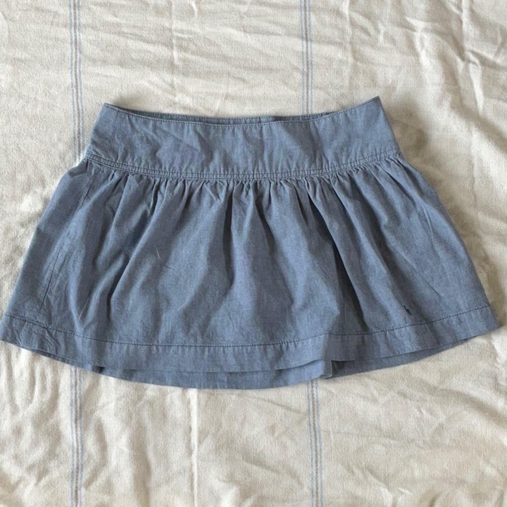 Abercrombie girls chambray skirt